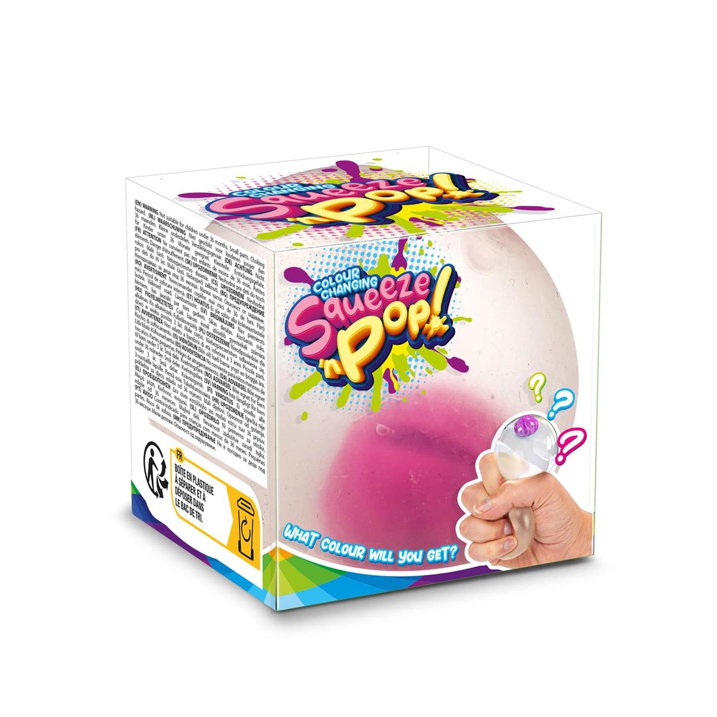 Toi-Toys Fun knijpbal color surprise 6cm