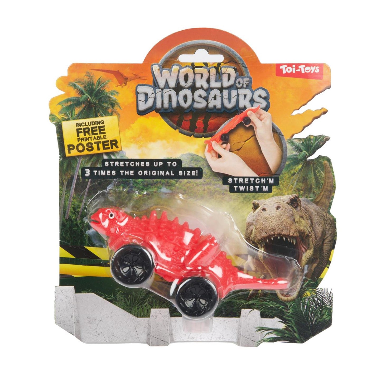 Toi-Toys World of dinosaurs kneeddino auto morph