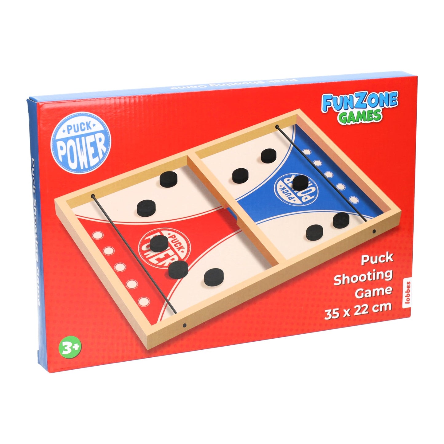 Wins Holland Lobbes houten puckschietspel