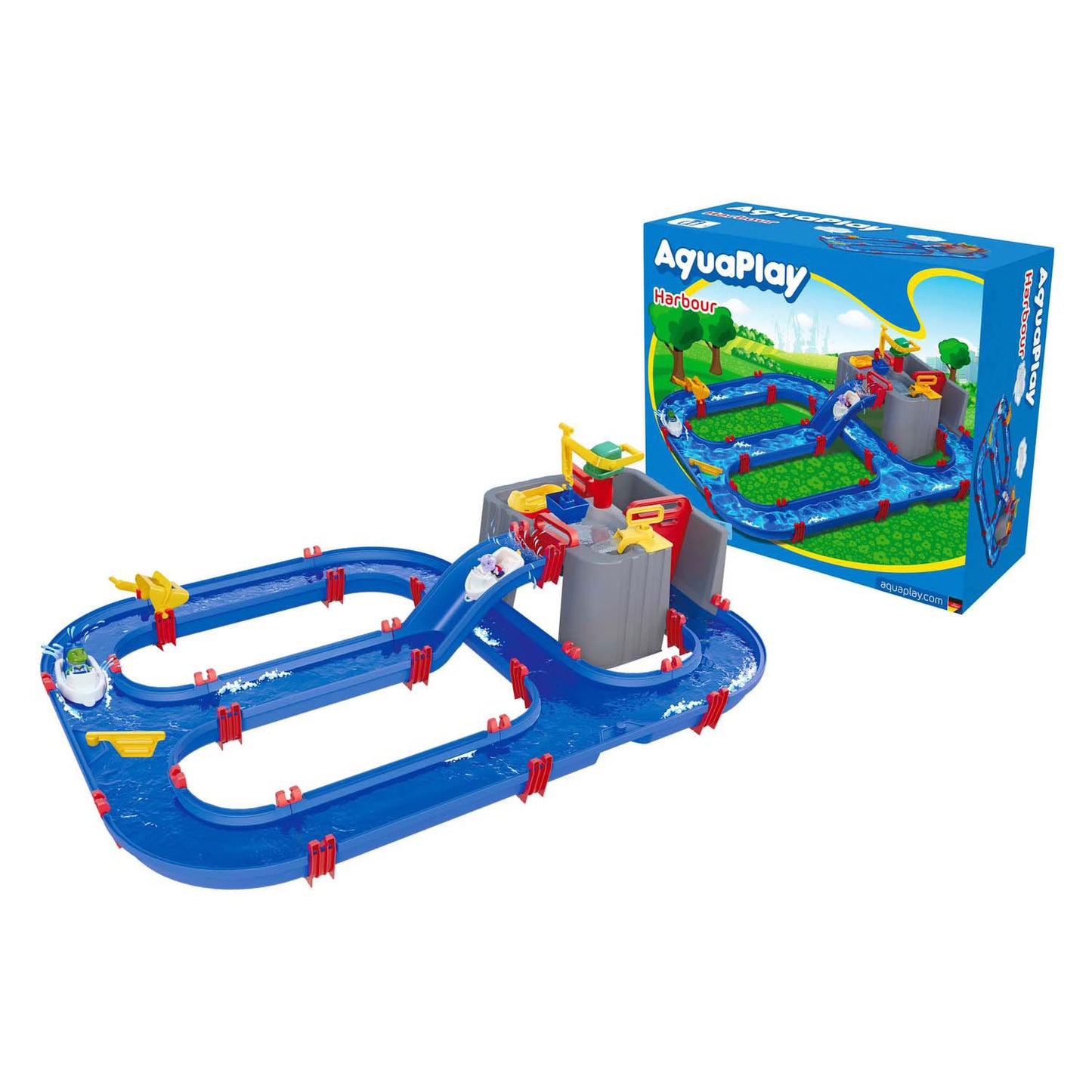 BIG Aquaplay 1543 - waterspeelbaan met kraan en waterpomp