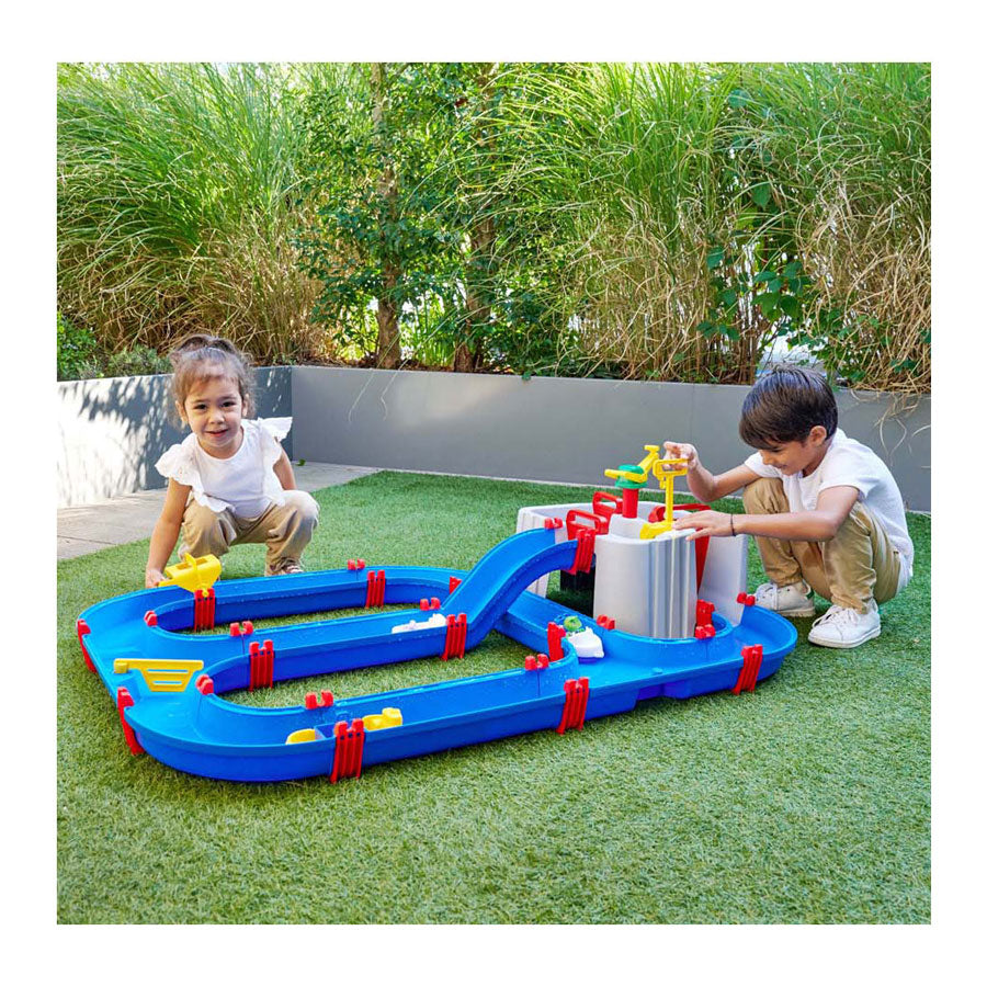 BIG Aquaplay 1543 - waterspeelbaan met kraan en waterpomp