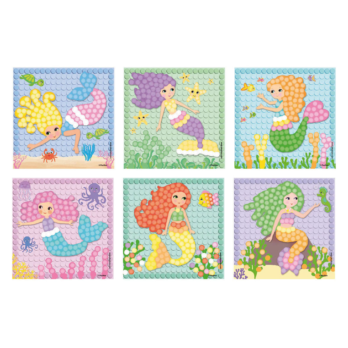 JBM Playmais mosaic zeemeermin
