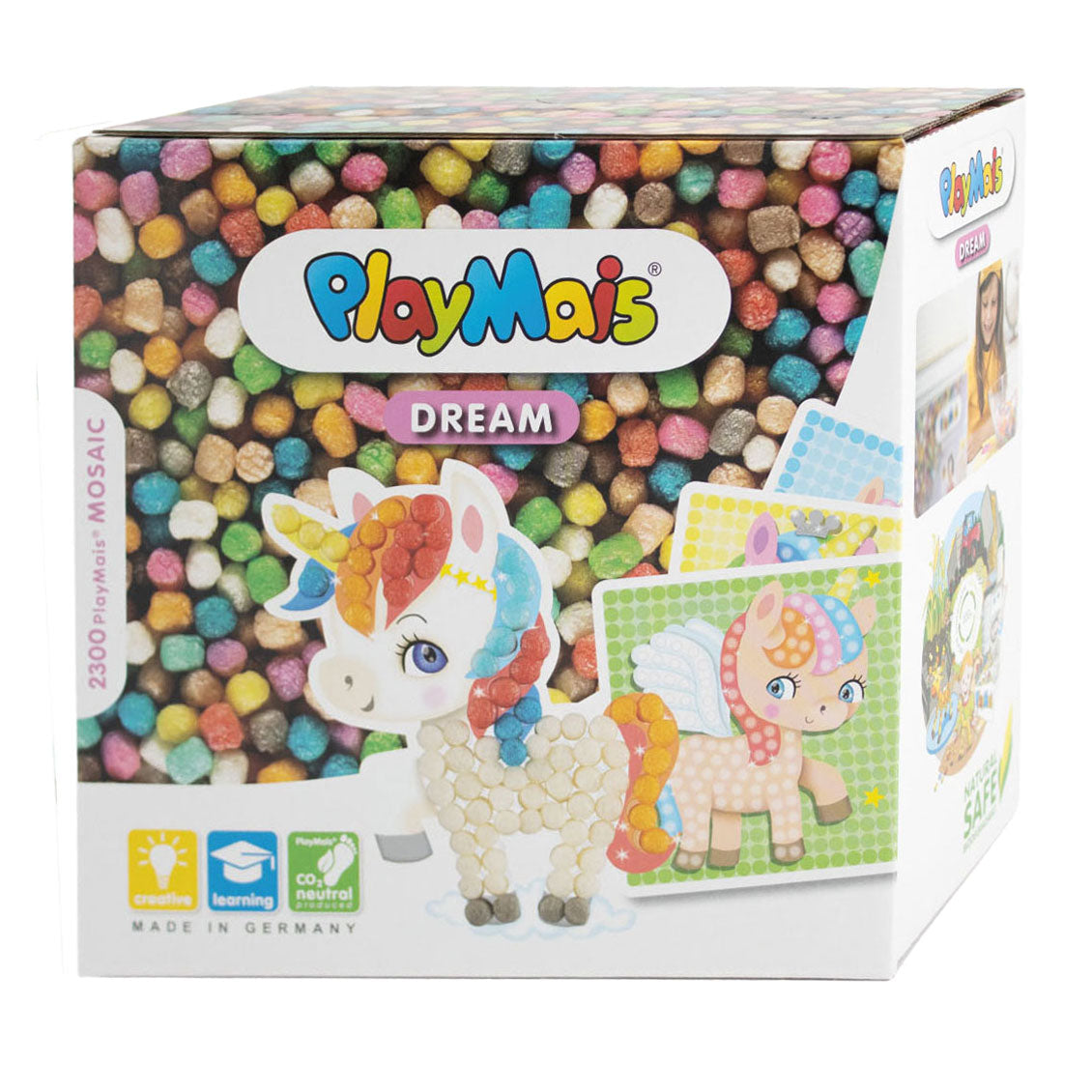 PlayMais mosaic eenhoorn