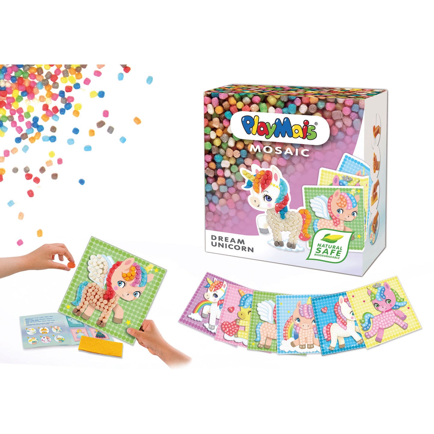 PlayMais mosaic eenhoorn