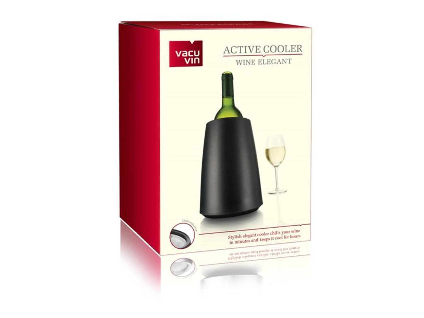 Vacu Vin Vacuvin wijnkoeler elegant zwart