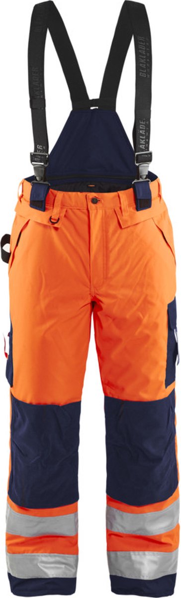 Blåkläder Blaklader winterwerkbroek high vis 1885-1977 - high vis oranje marineblauw - c46