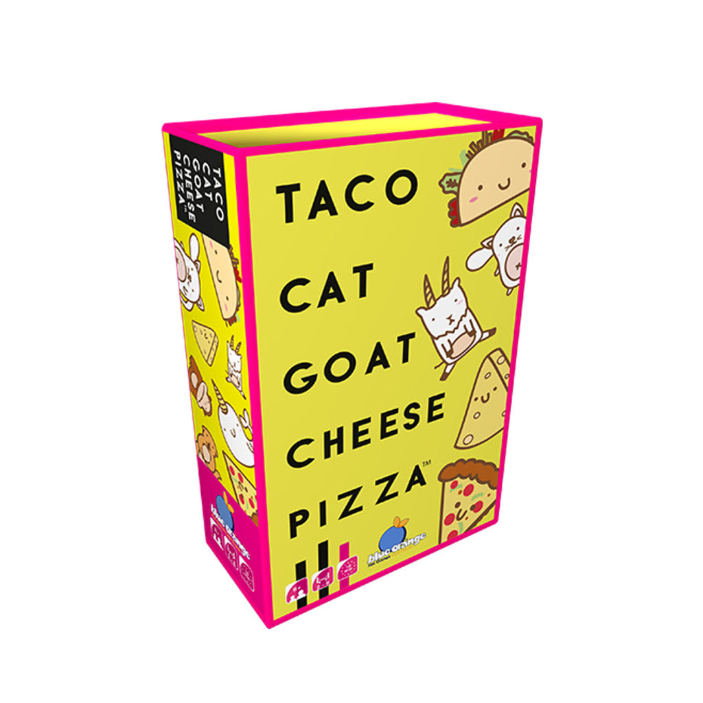 Geronimo Games Blue orange taco cat goat cheese pizza