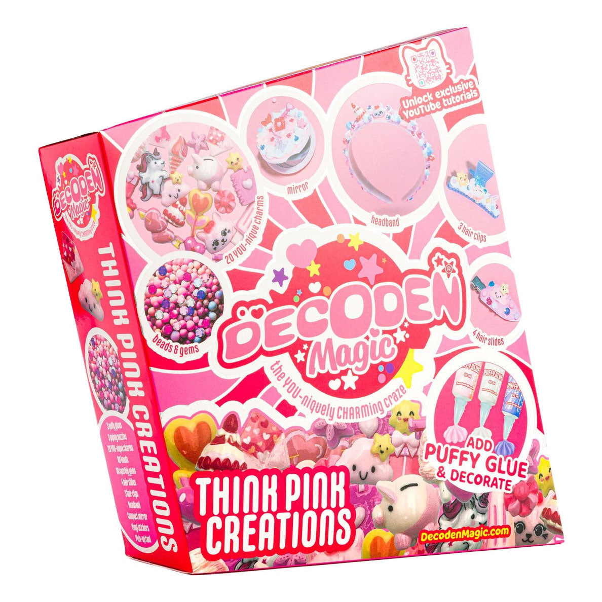 Spectron Decoden magic - deluxe: think pink creations puffylijm knutselpakket
