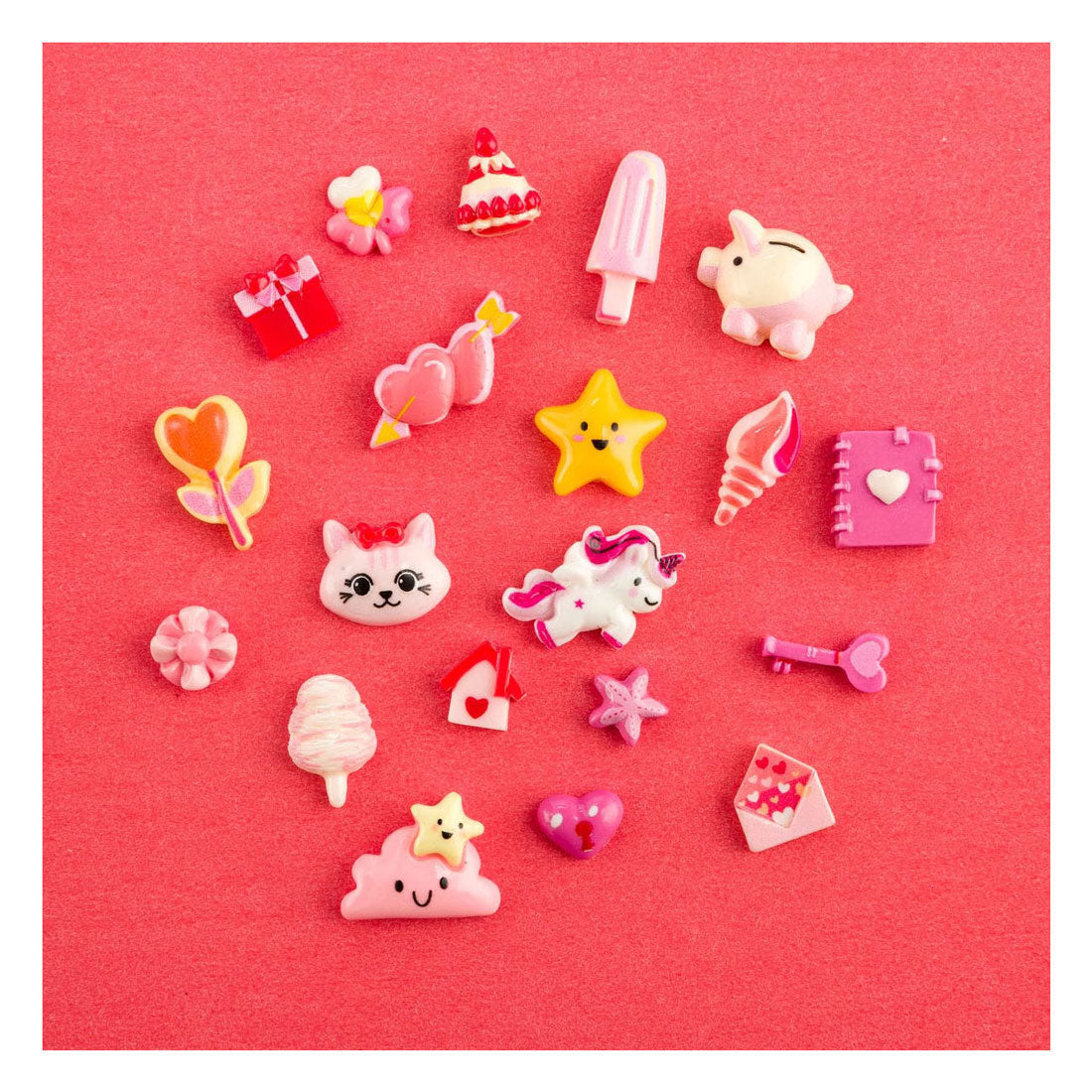 Spectron Decoden magic - deluxe: think pink creations puffylijm knutselpakket