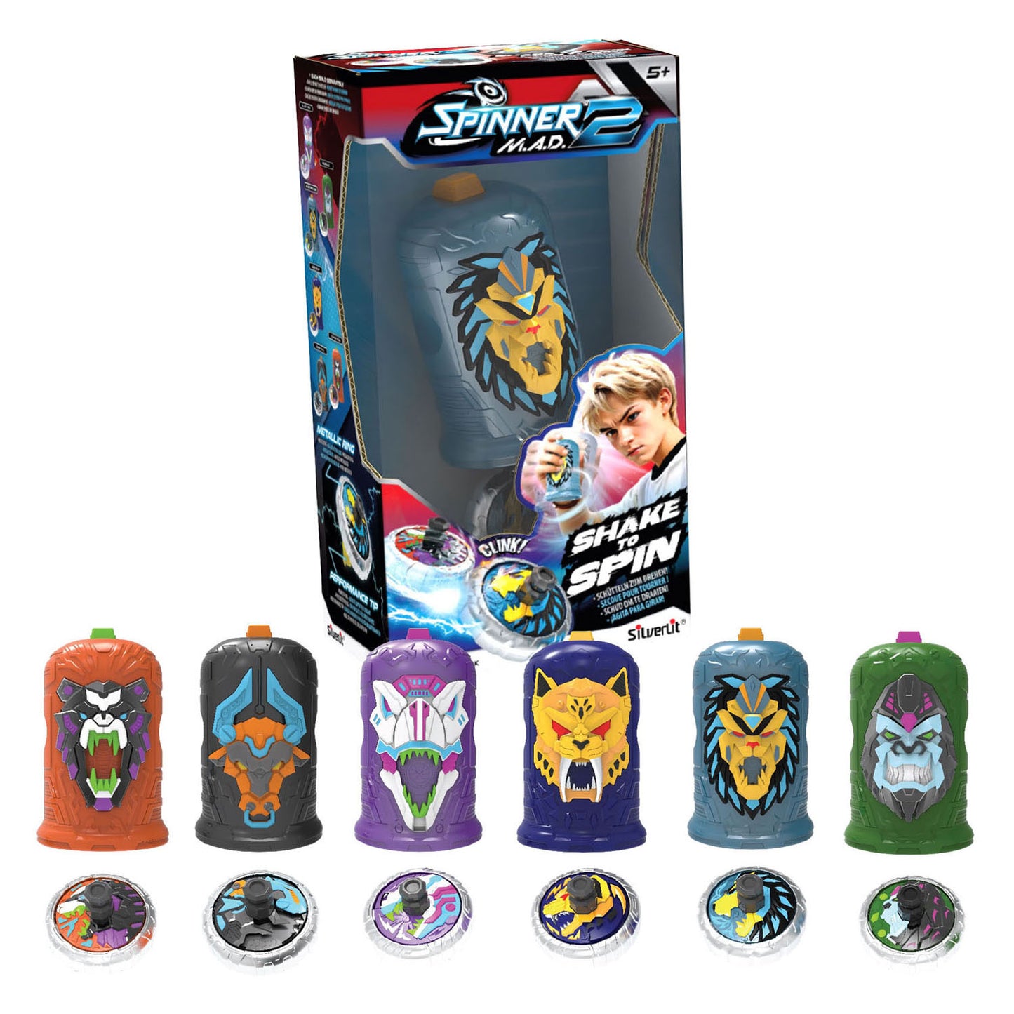 Silverlit spinner mad 2 single pack behendigheidsspel