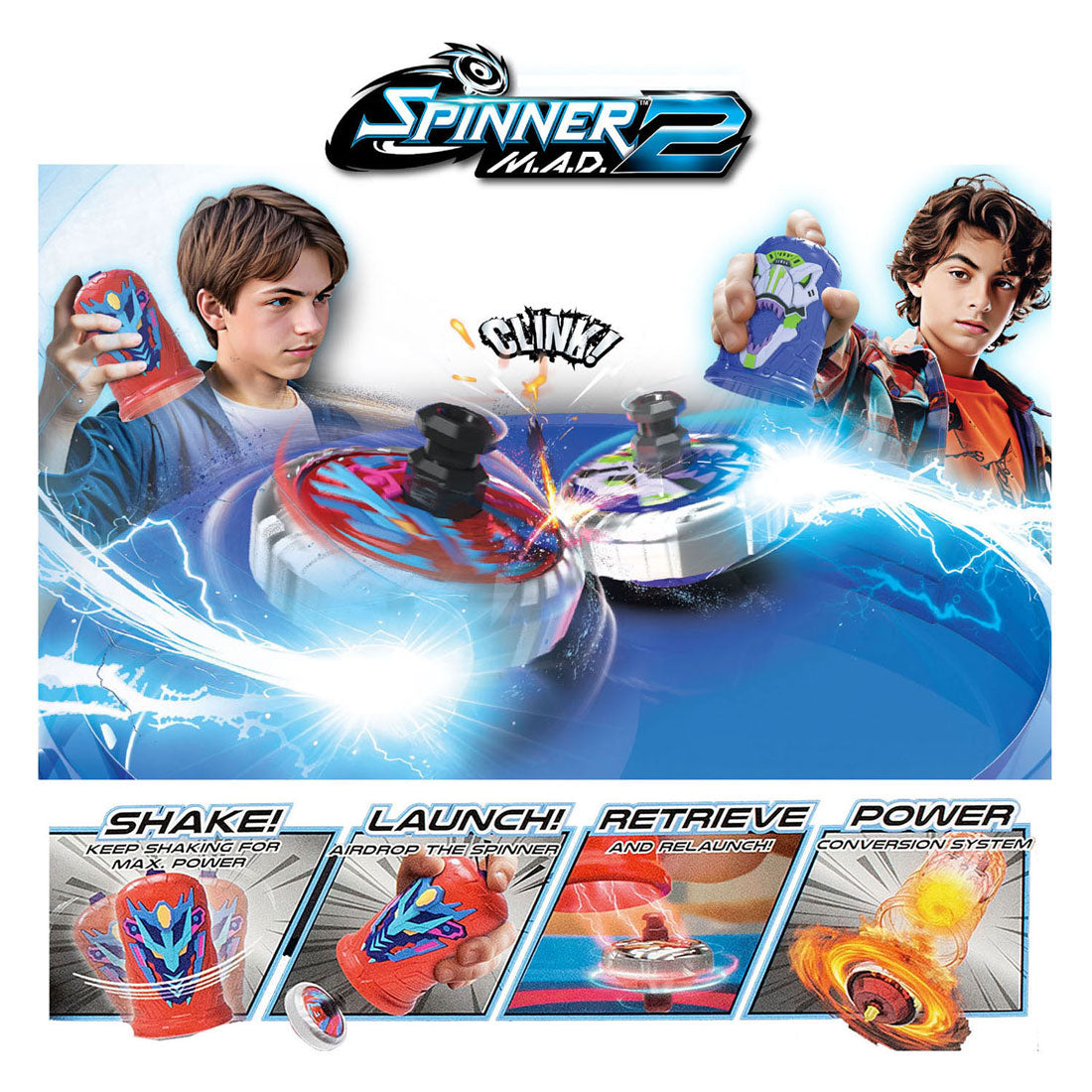 Silverlit spinner mad 2 single pack behendigheidsspel