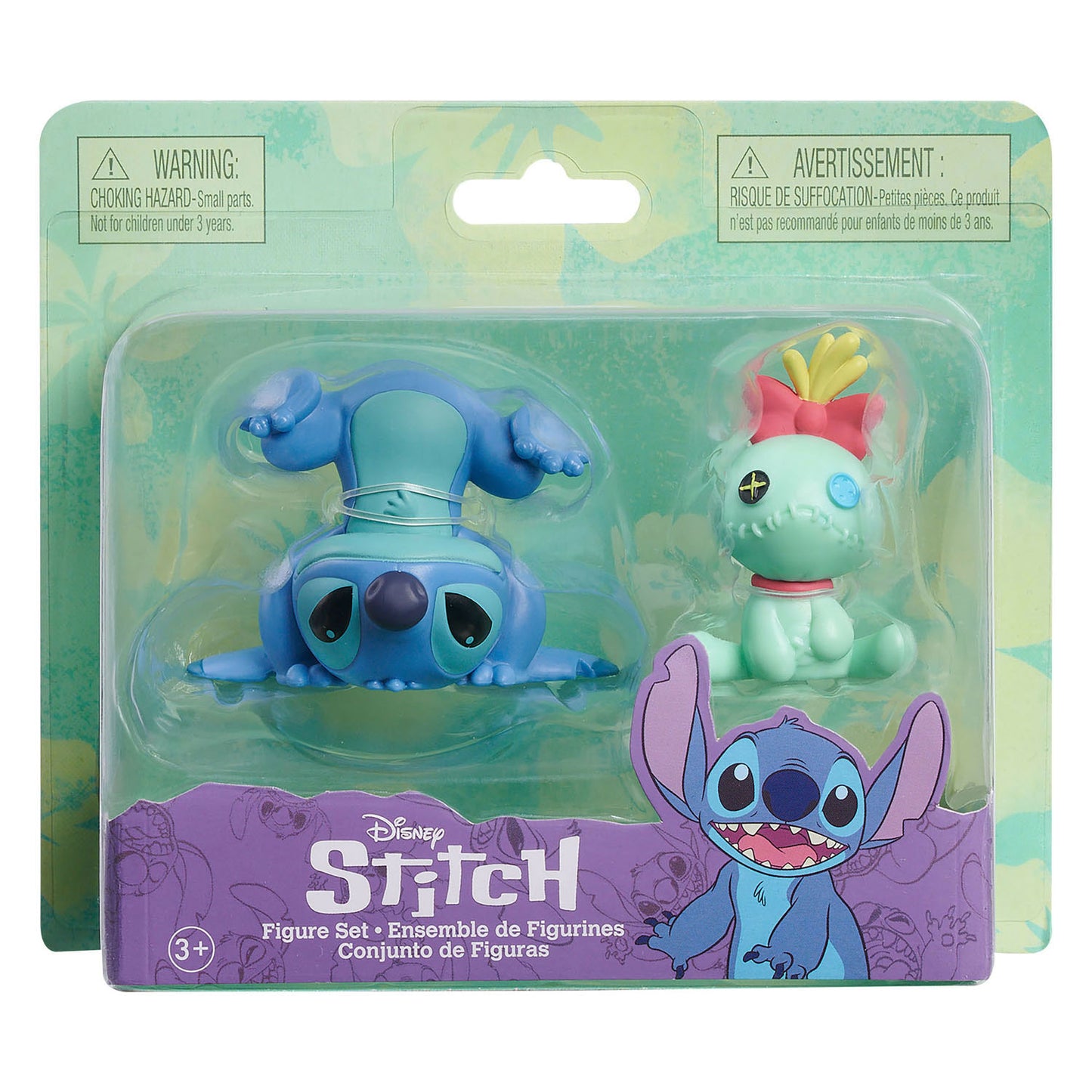 Just Play Stitch en scrump speelfiguren, 2st.