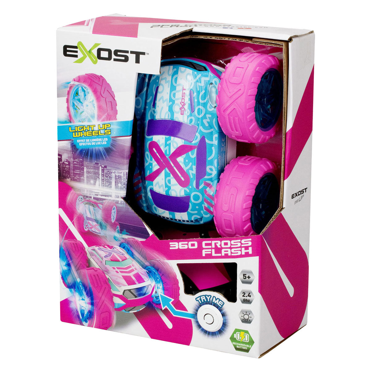 Spectron Exost rc 360 cross flash amazon roze bestuurbare auto