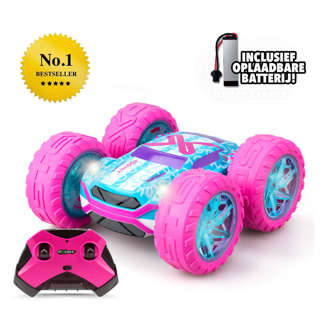 Spectron Exost rc 360 cross flash amazon roze bestuurbare auto