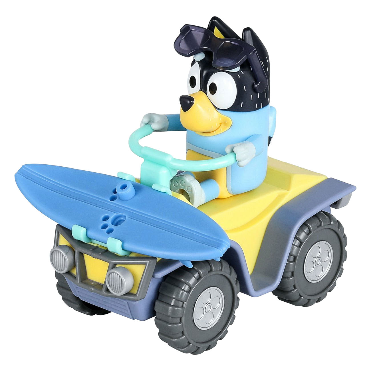Moose Toys Bluey beach quad speelfiguur