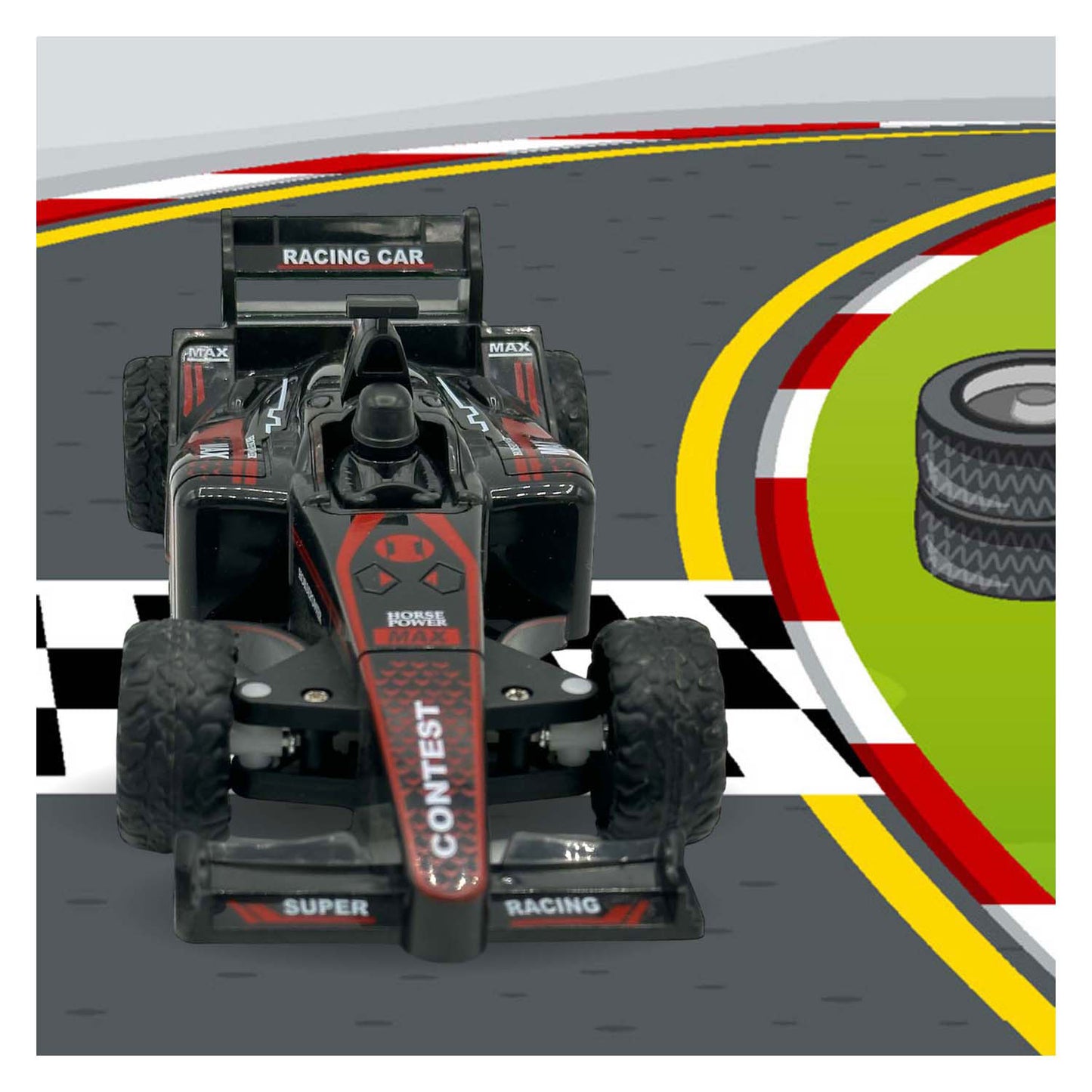Gear2Play rc bestuurbare auto racing team p1
