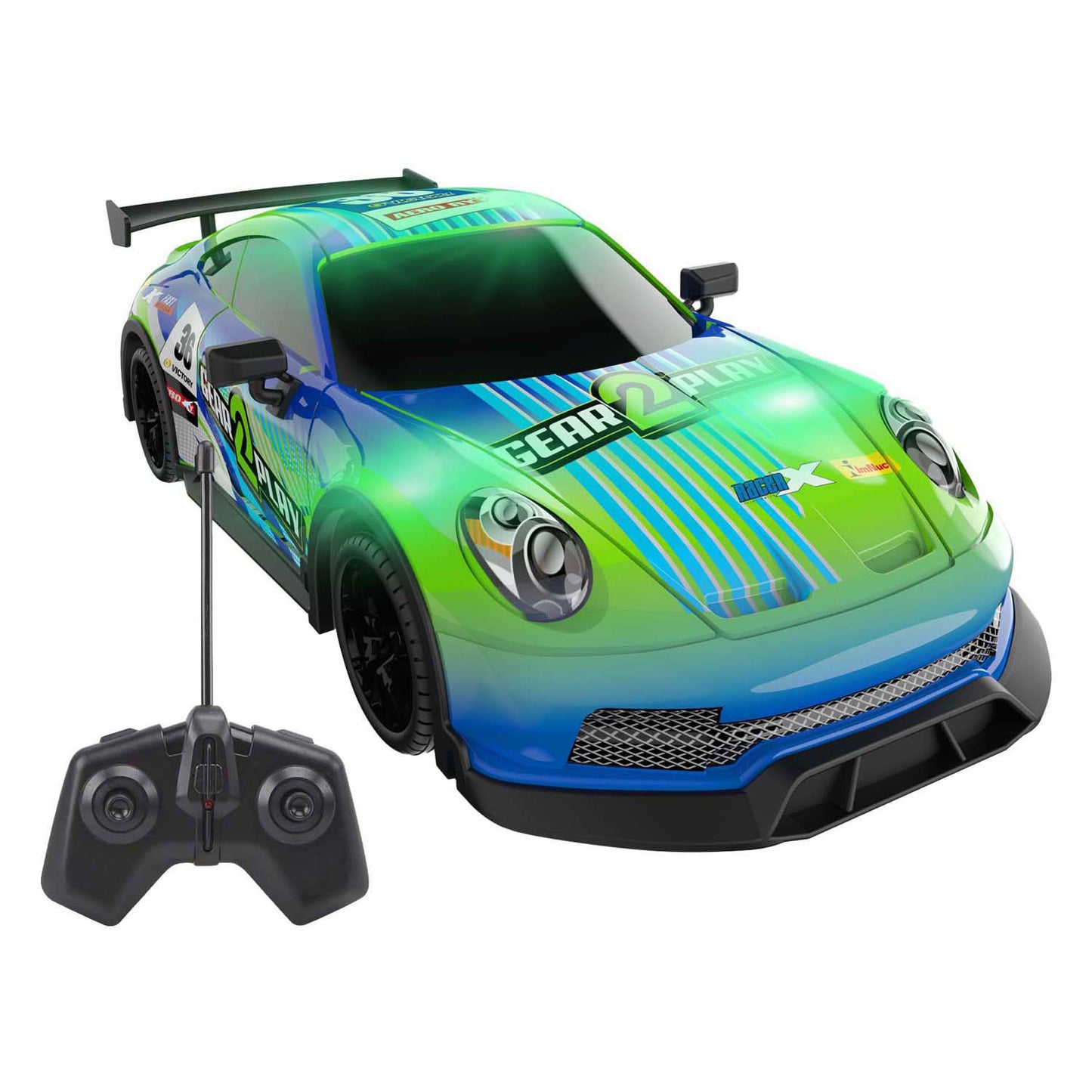 Gear2Play rc night flash bestuurbare auto