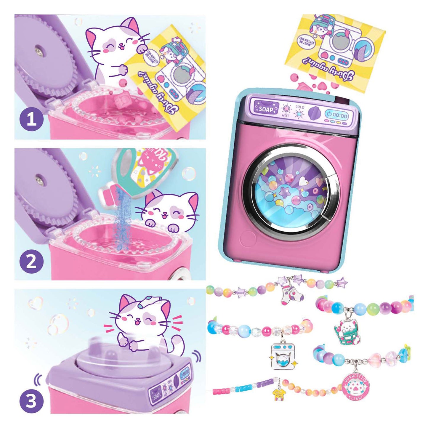 Spectron Purr-fect wash 'n bead armbanden maken