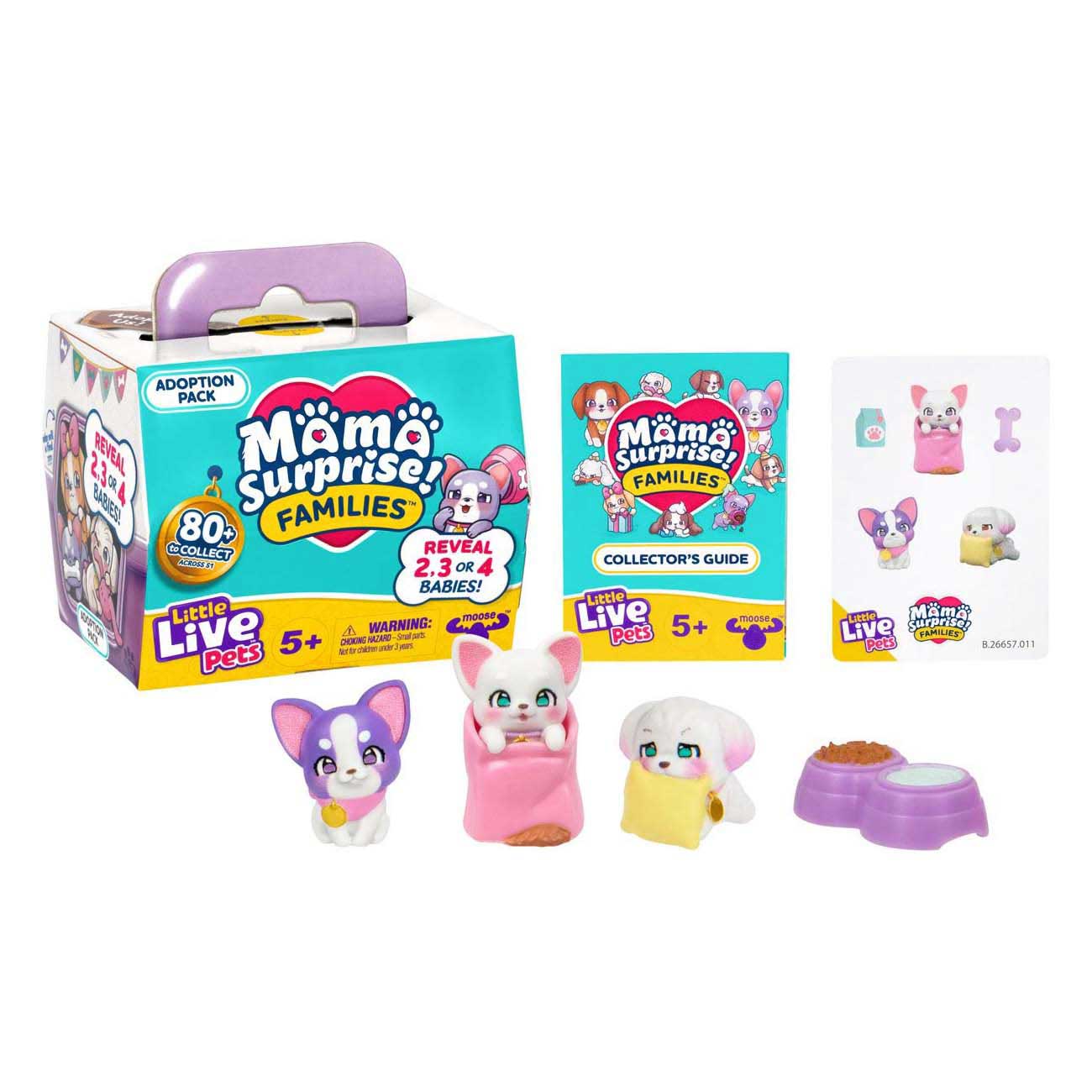 Moose Toys Little live pets mama suprise families puppy adoptieset