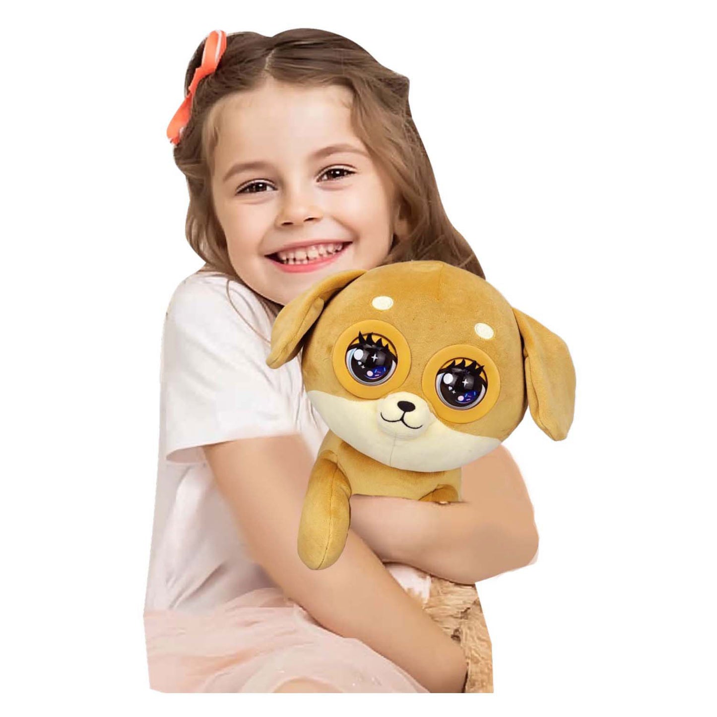 Silverlit Winksies caramel puppy - interactieve knuffel in een ijsbeker