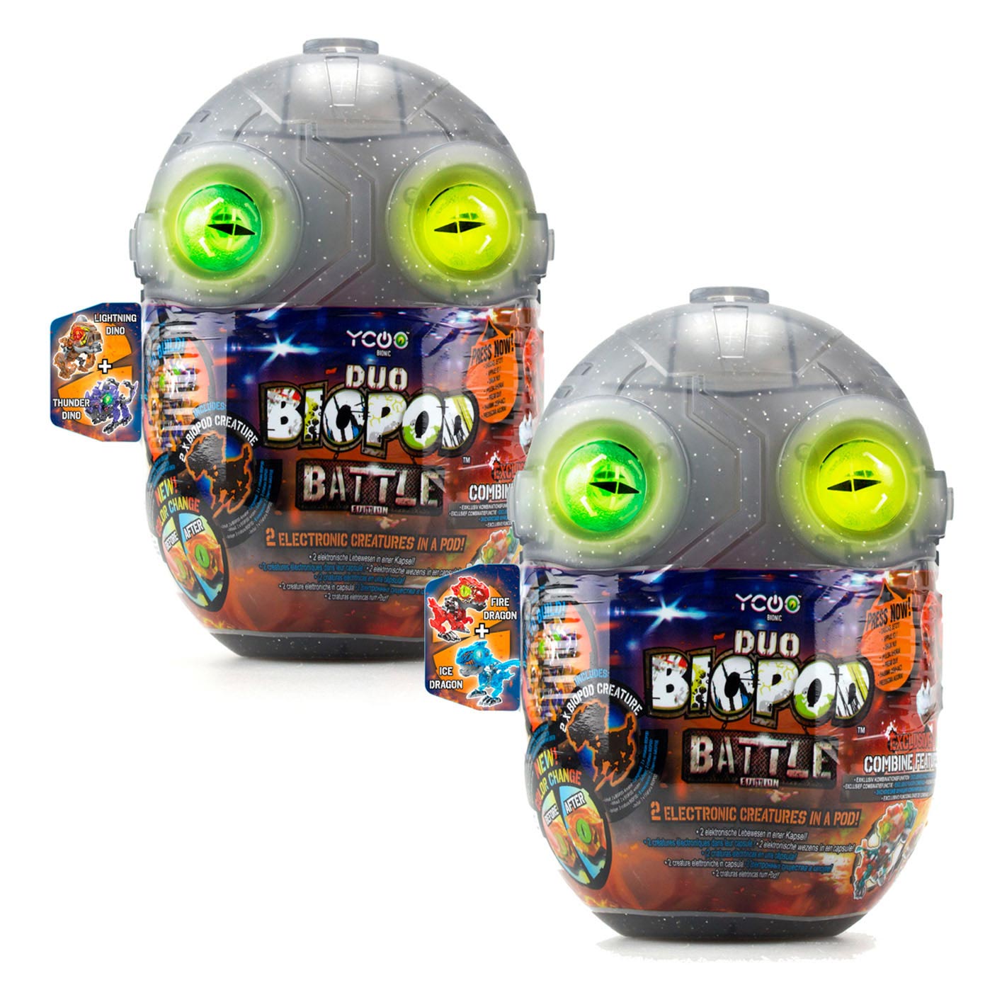 Silverlit biopod battle duo dino