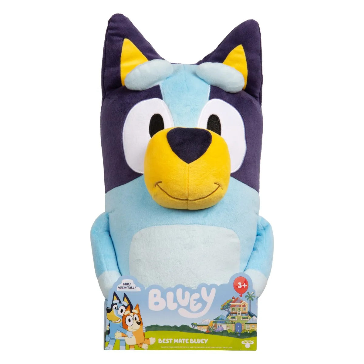 Moose Toys Bluey jumbo pluchen knuffel, 46cm