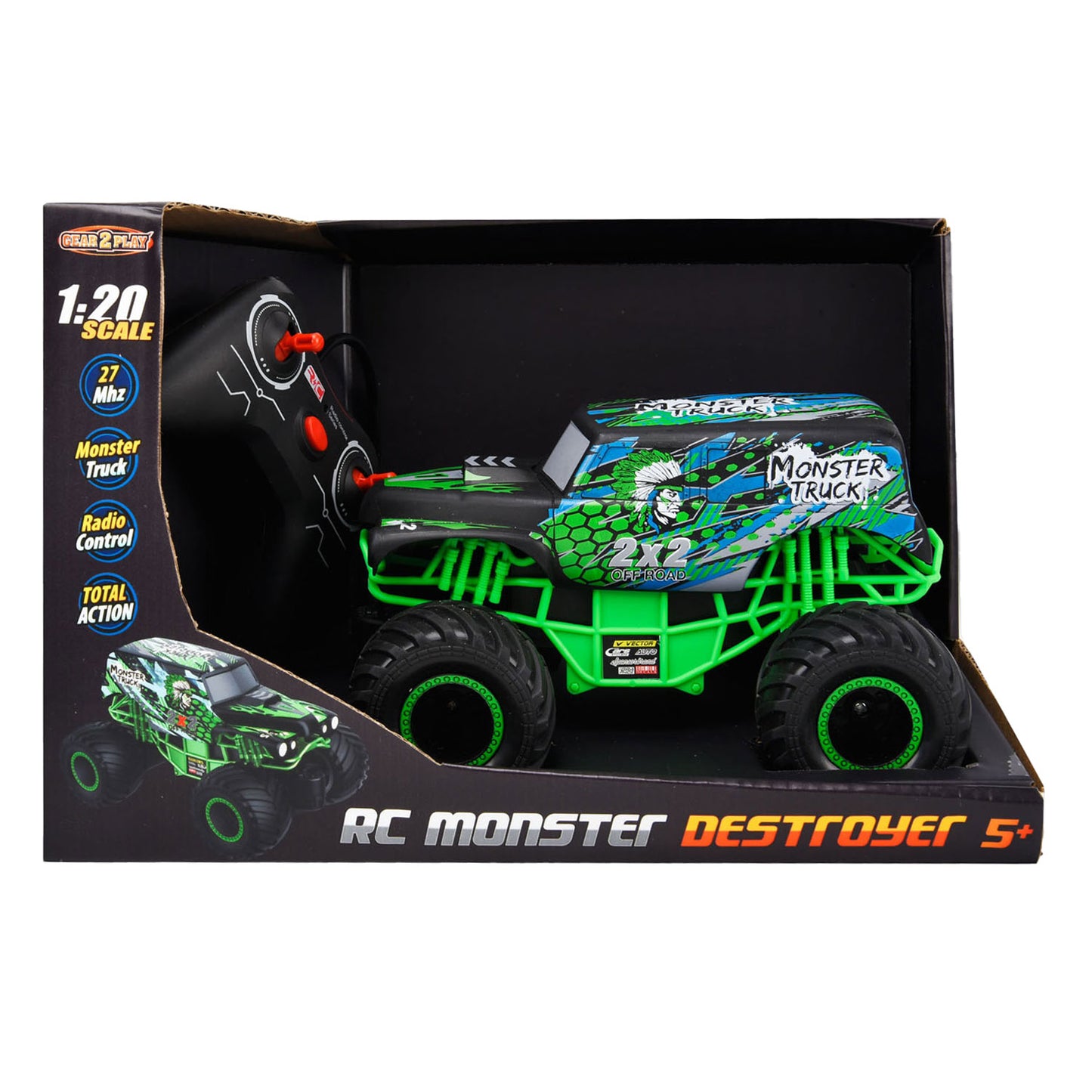 Gear2Play rc monster destroyer monstertruck 1:20