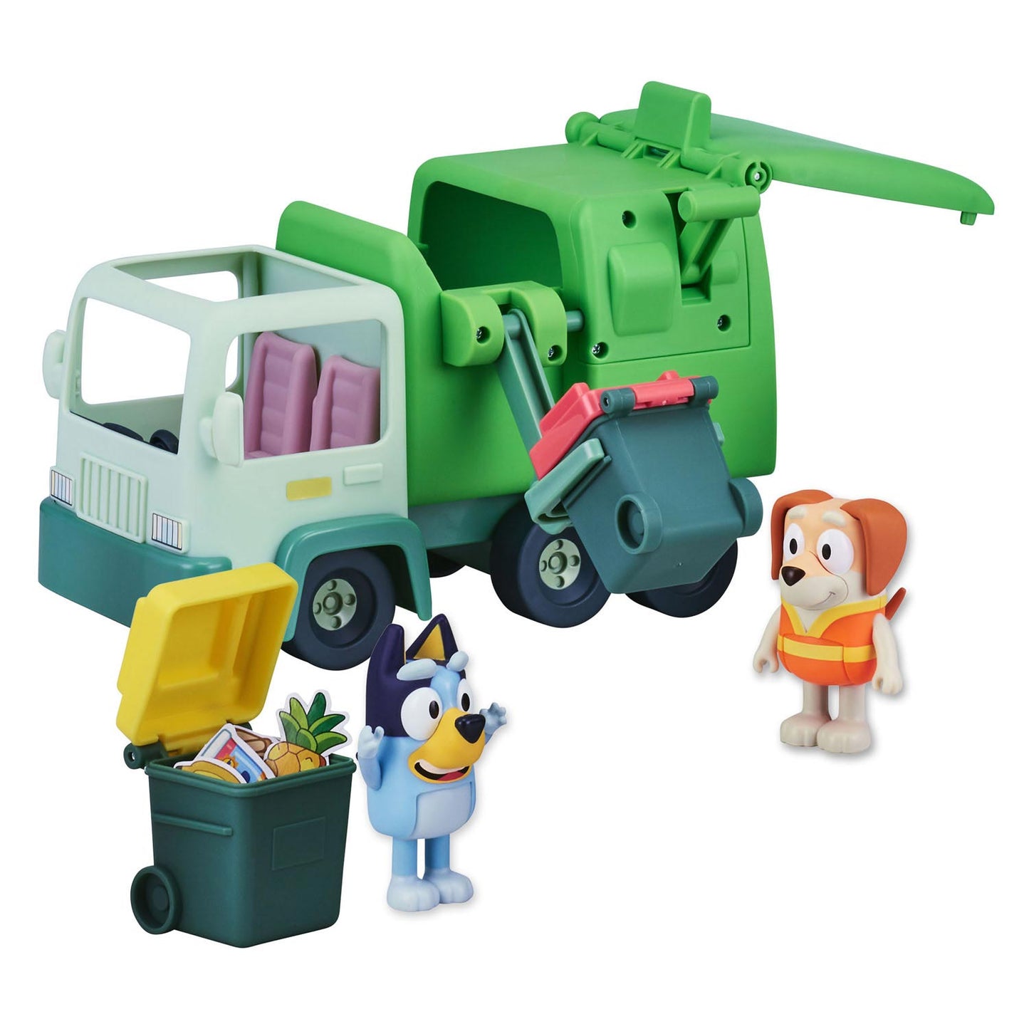 Moose Toys Bluey vuilniswagen met speelfiguren