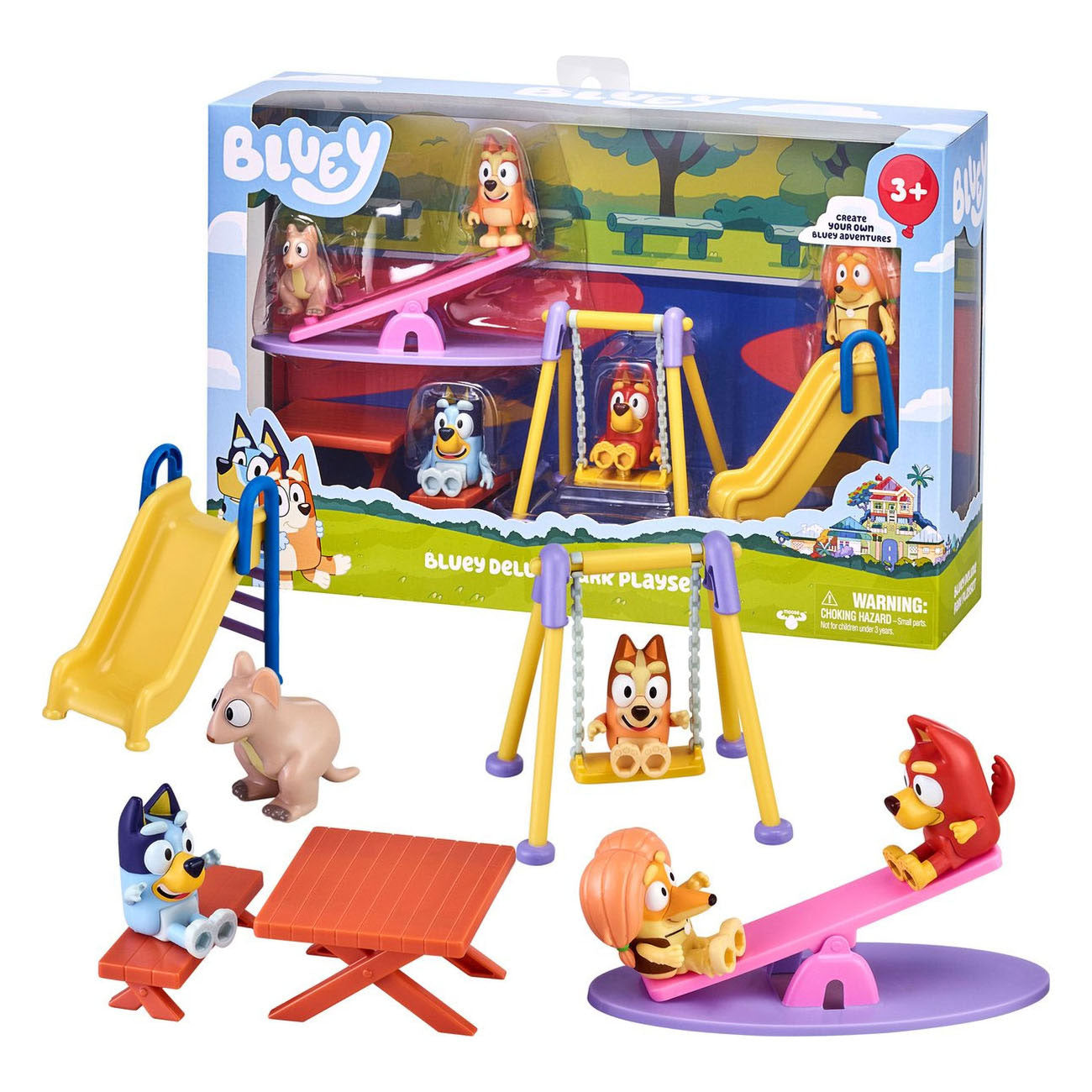 Moose Toys Bluey speeltuin deluxe speelset