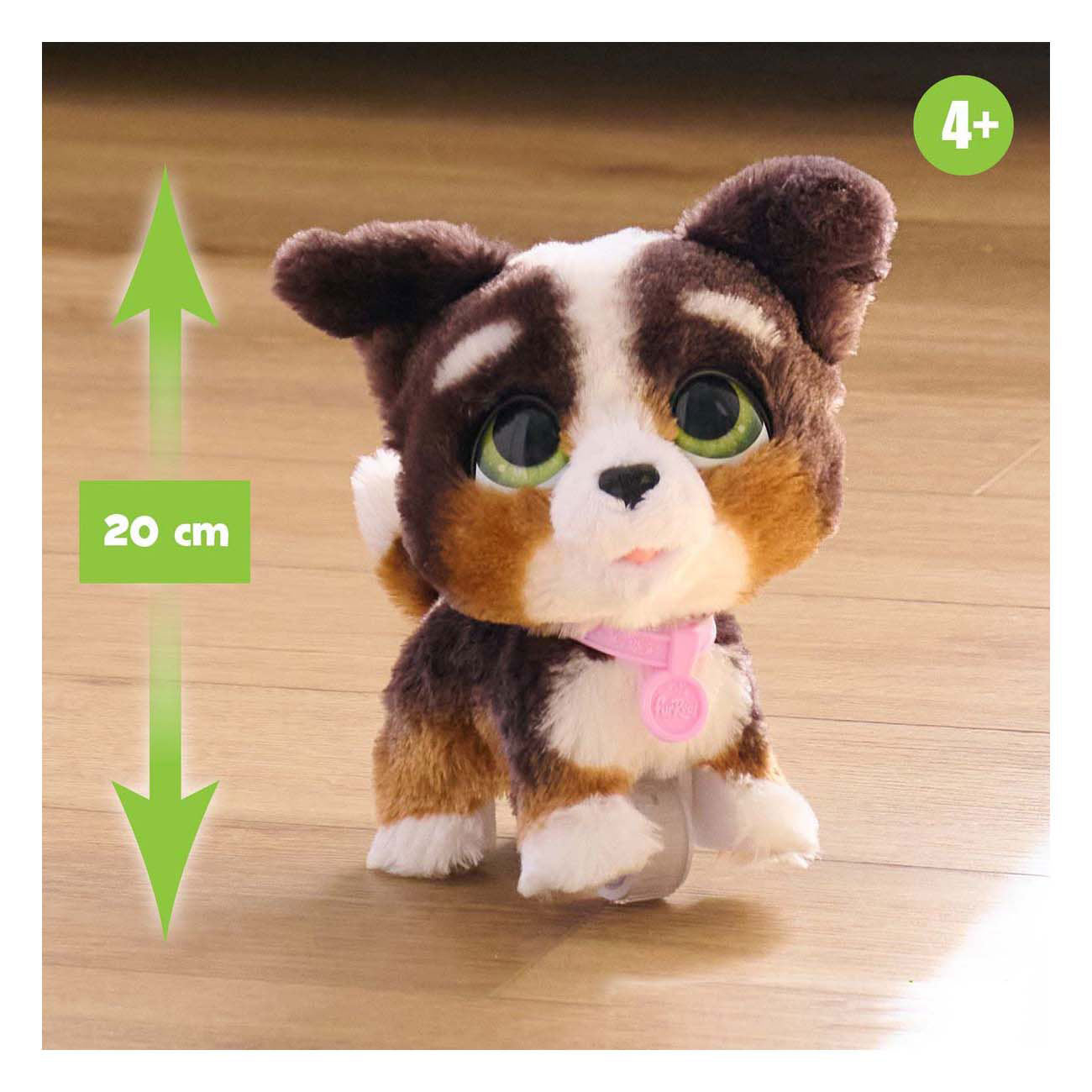 Spectron Furreal walk-a-lots bernedoodle interactief dier