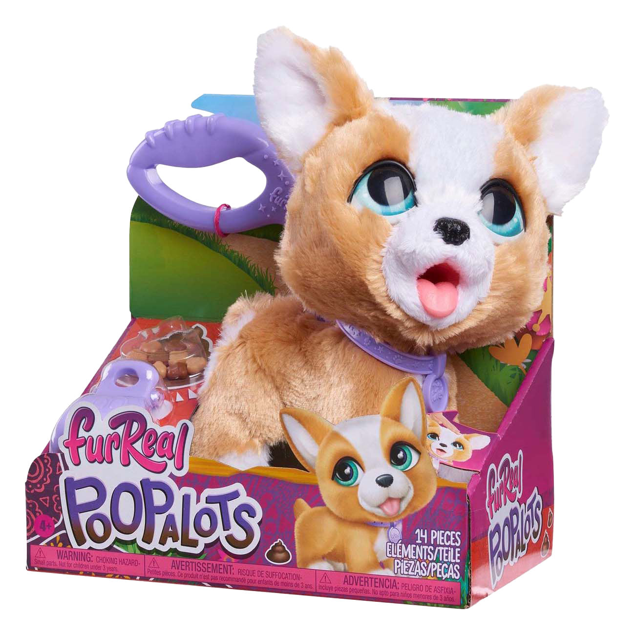 Just Play Furreal poopalots corgi puppy - interactieve pluchen knuffel