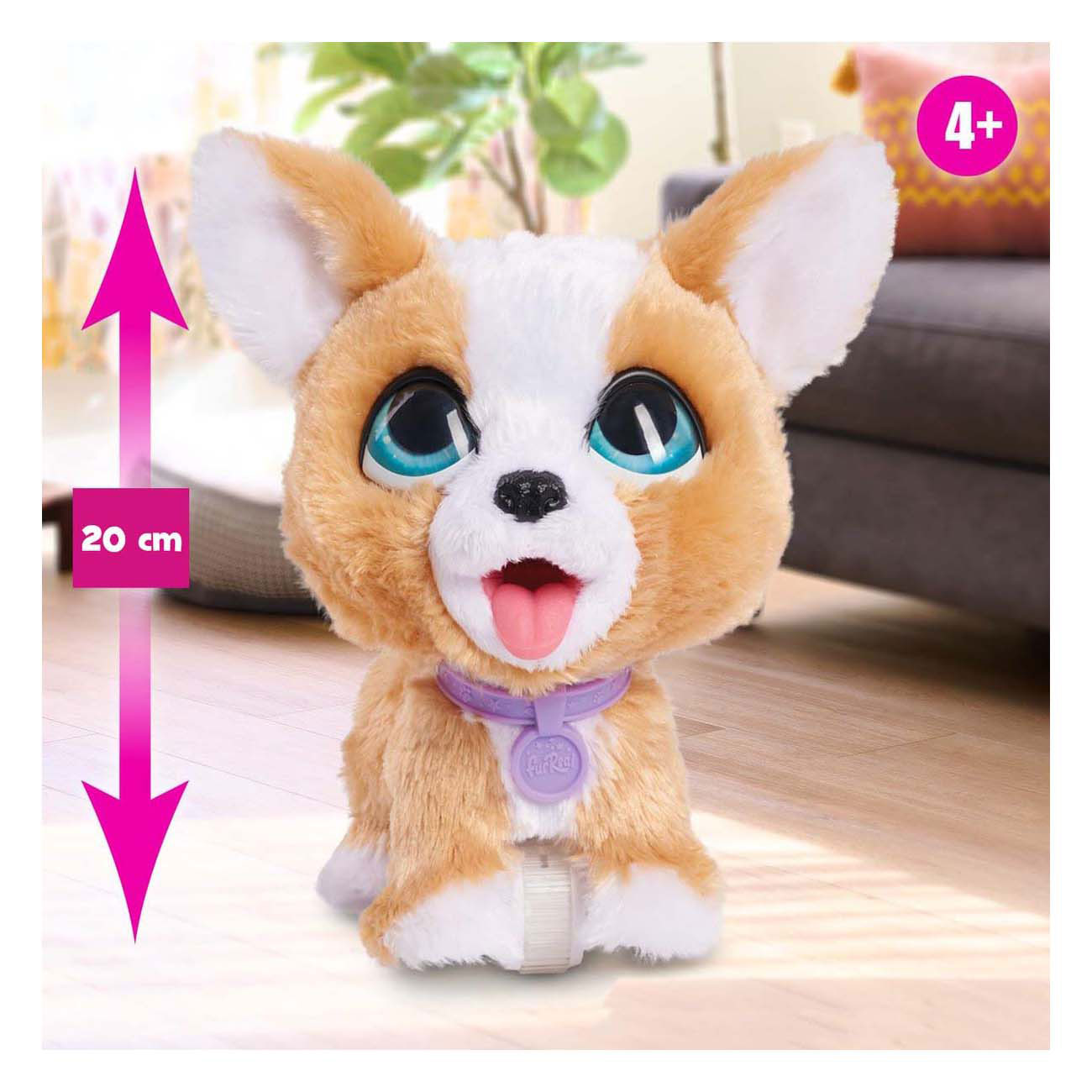 Spectron Furreal poop-a-lots corgi interactief dier