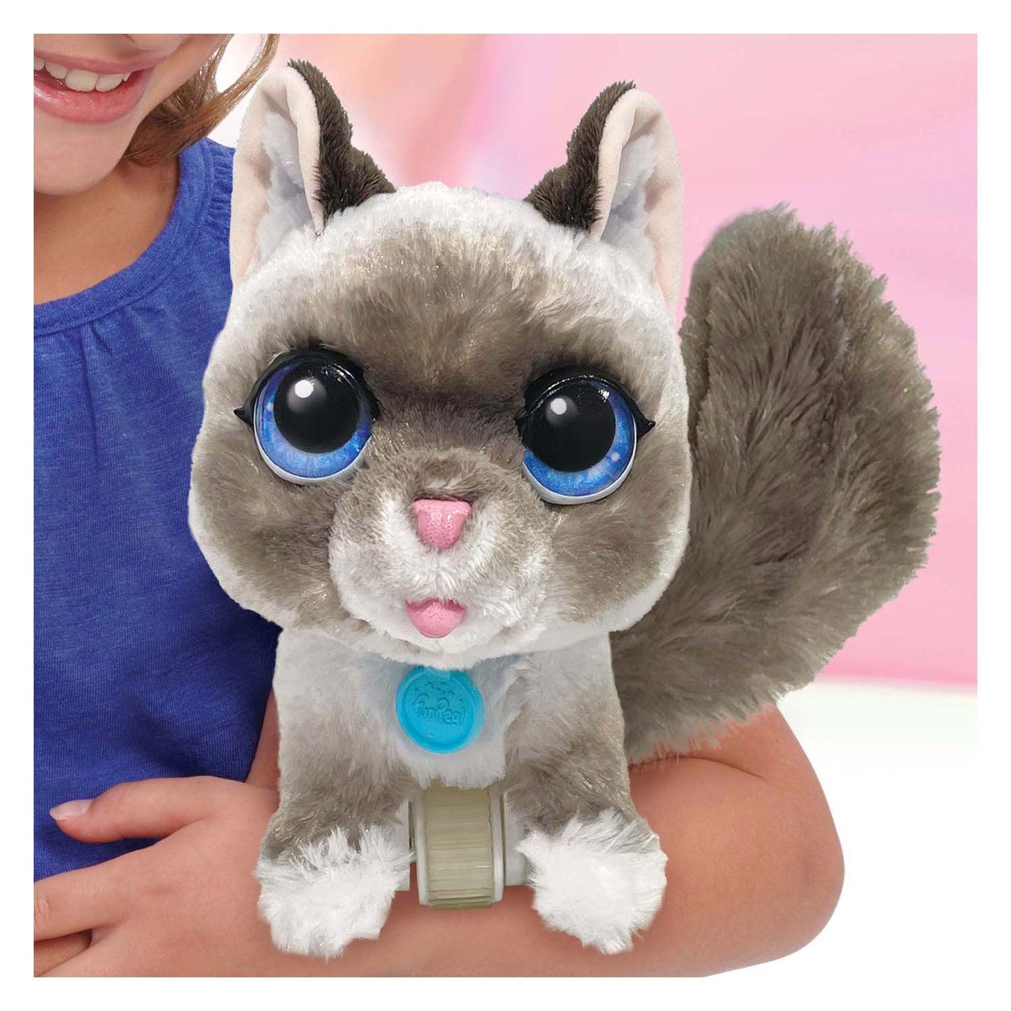 Just Play Furreal wagalots kitty kat - interactieve pluchen knuffel