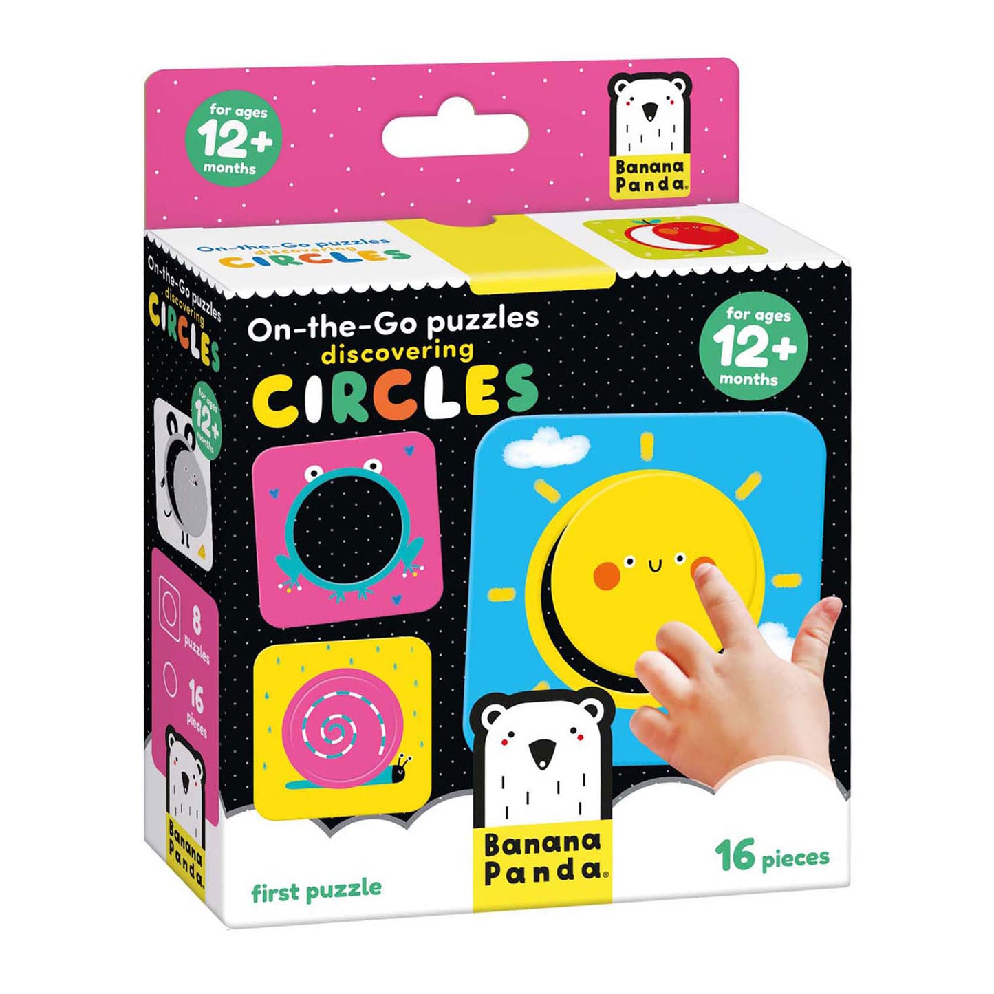 Banana Panda - on-the-go puzzel ontdek cirkels - 16st.