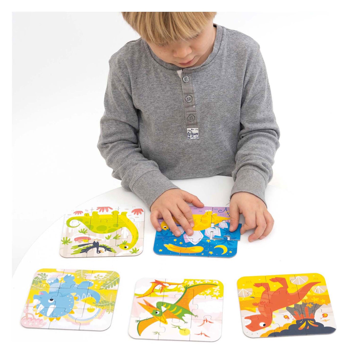 Banana Panda - on-the-go puzzel dinosaurus - 16st.