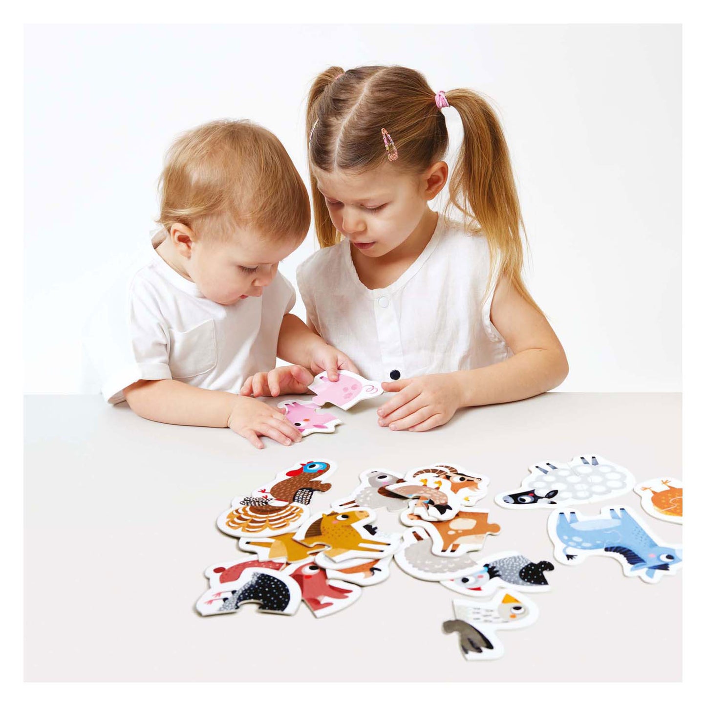 Banana Panda - oplopende puzzels boerderijdieren - 33st.
