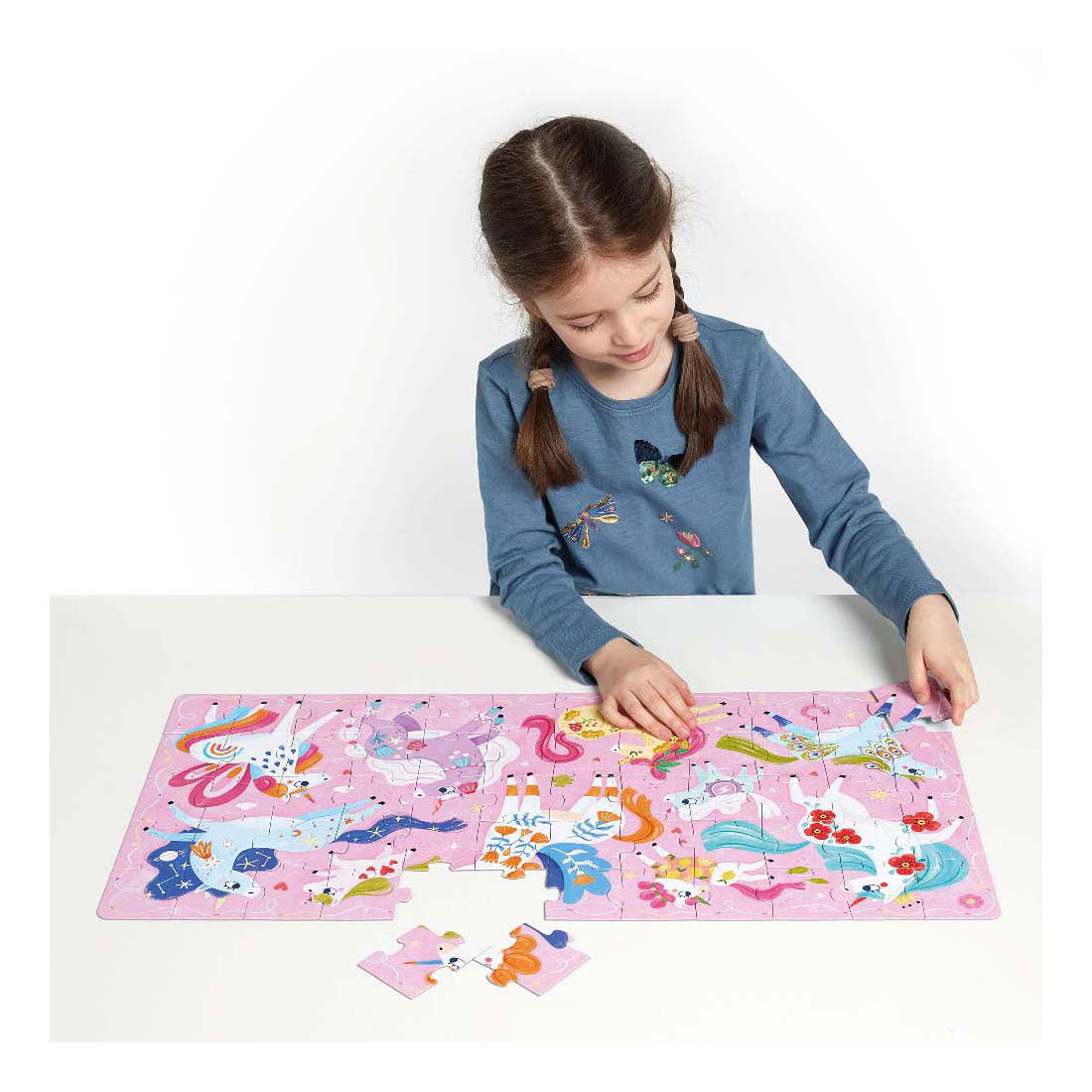 Banana Panda - ik hou van eenhoorns puzzel - 60st.