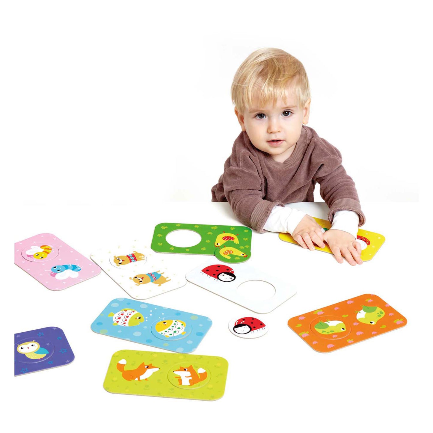 Banana Panda - zoek dezelfde vriendjes puzzels - 12st.