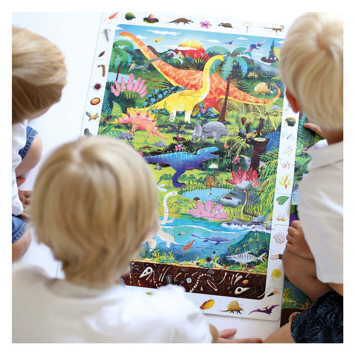 Banana Panda - zoek en kijk puzzel dinosaurussen - 60st.