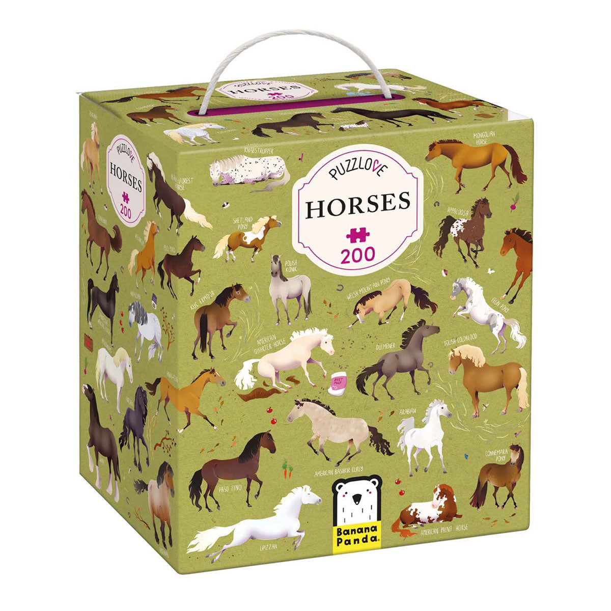Banana Panda - puzzlove paarden - 200st.