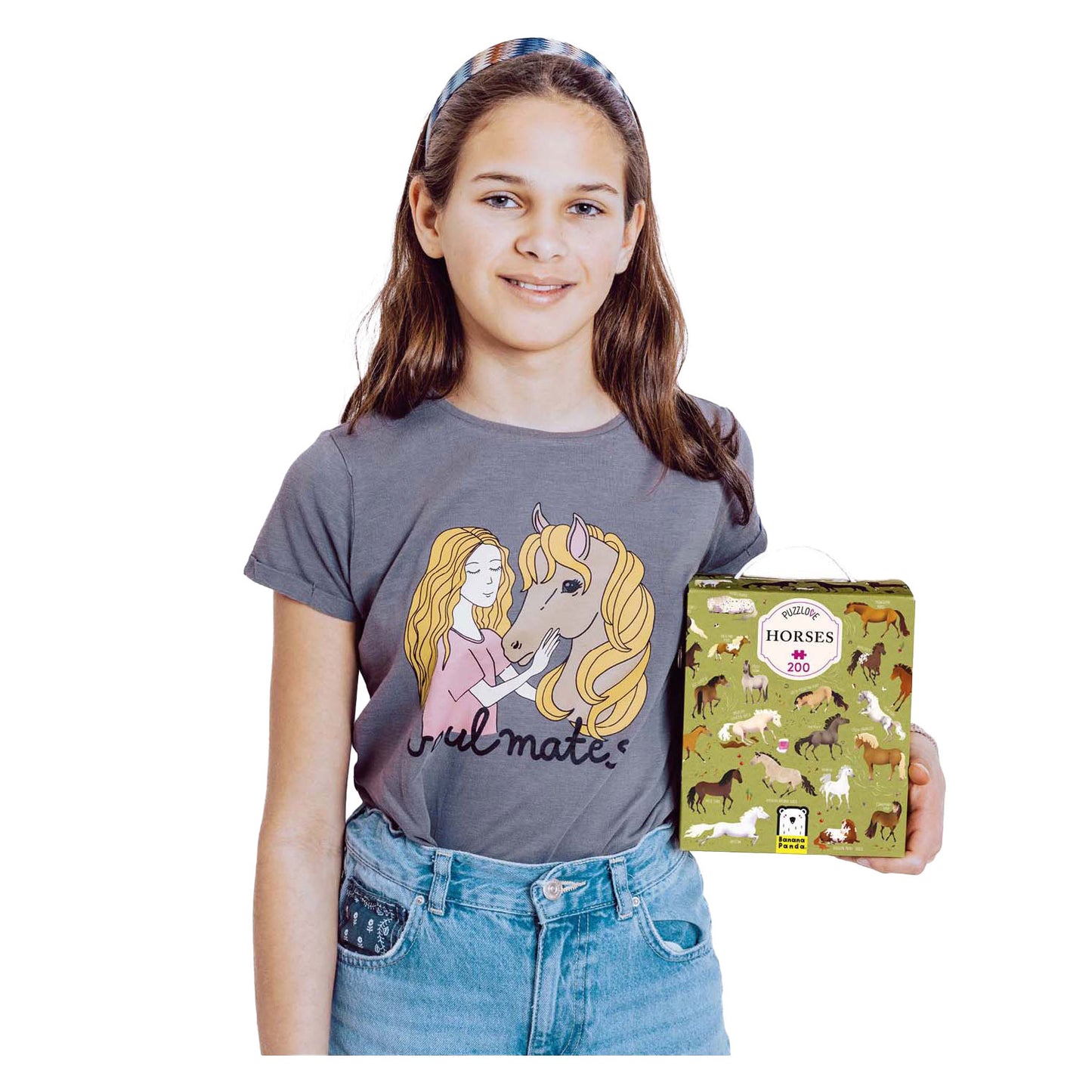 Banana Panda - puzzlove paarden - 200st.