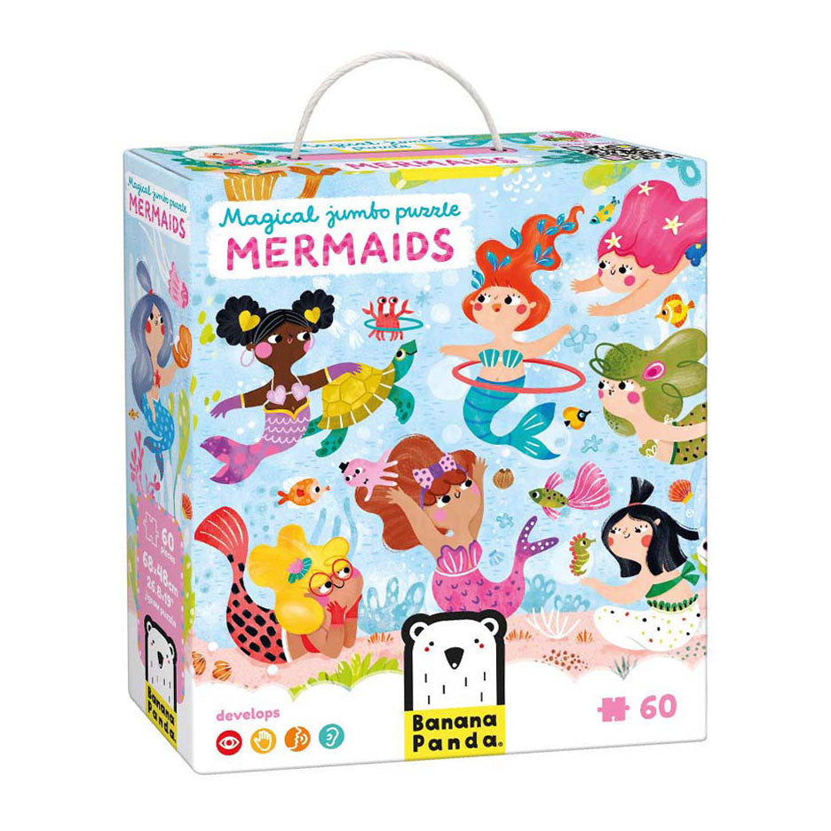 Banana Panda - magical jumbo puzzel zeemeerminnen - 60st.
