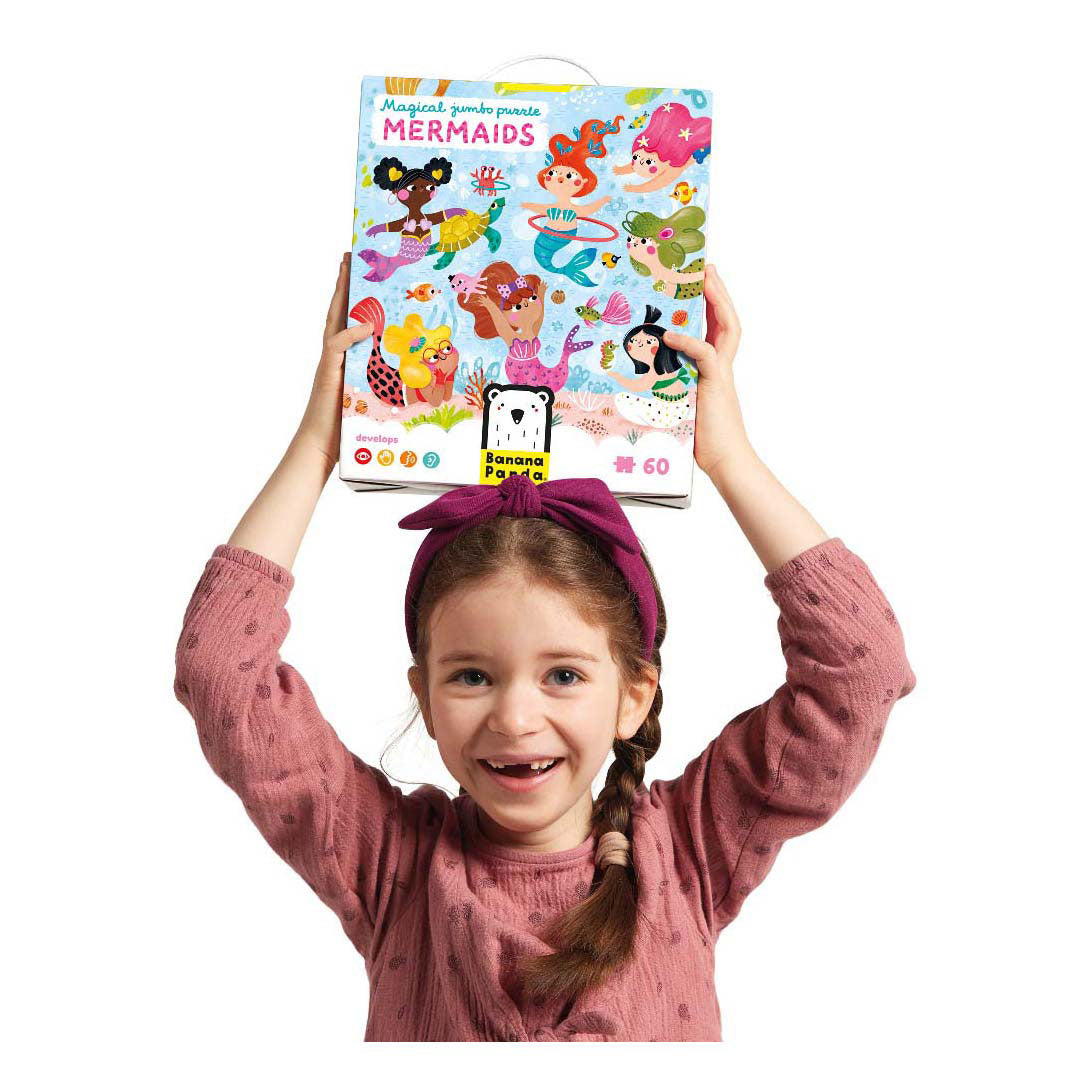 Banana Panda - magical jumbo puzzel zeemeerminnen - 60st.