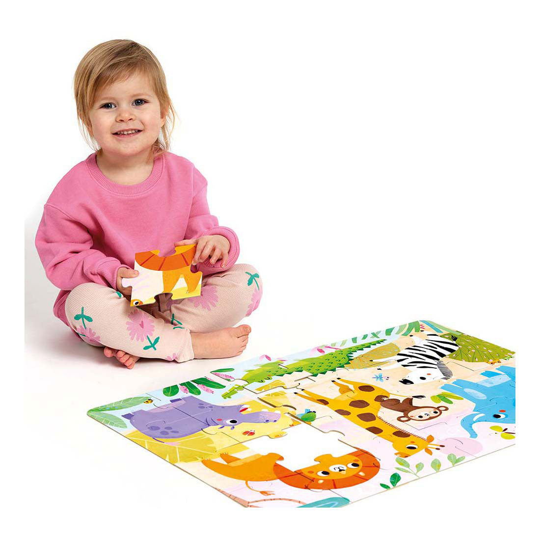 Banana Panda - wild jumbo puzzel safari - 24st.