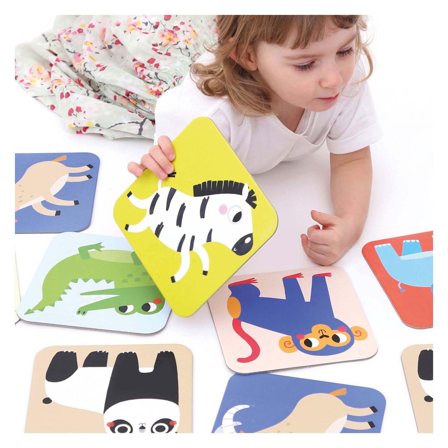 Banana Panda - grote memory spel wilde dieren - 24st.