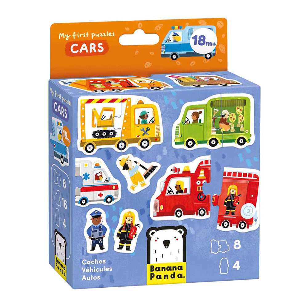 Banana Panda - mijn eerste puzzel - auto's