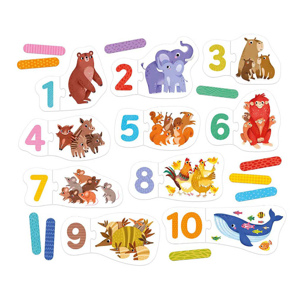 Banana Panda - puzzel nummers - 20dlg.