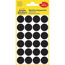 Markeringspunten Avery zwart 3003