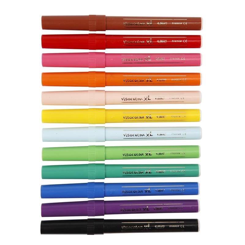 BIC Https: www.cchobby.nl -visa-kleur-marker-lijndikte-3-mm-diverse-kleuren-12-stuk-1-doos