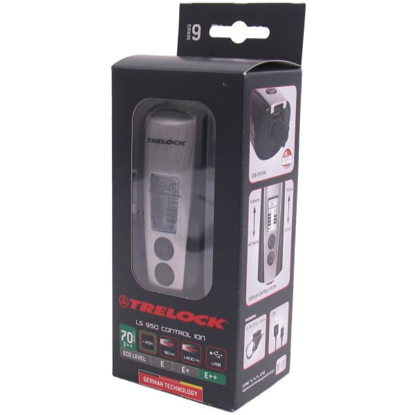 Trelock Koplamp ls950 control ion - 70 lux - incl. houder